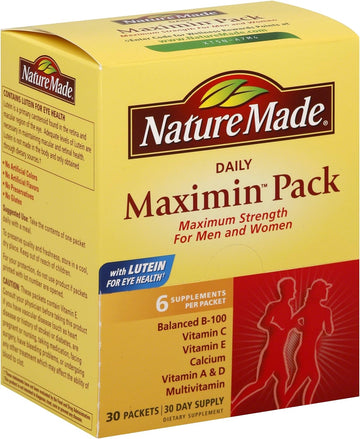 Nature Made Maximin Pack, 30 Packets (Pack Of 2)