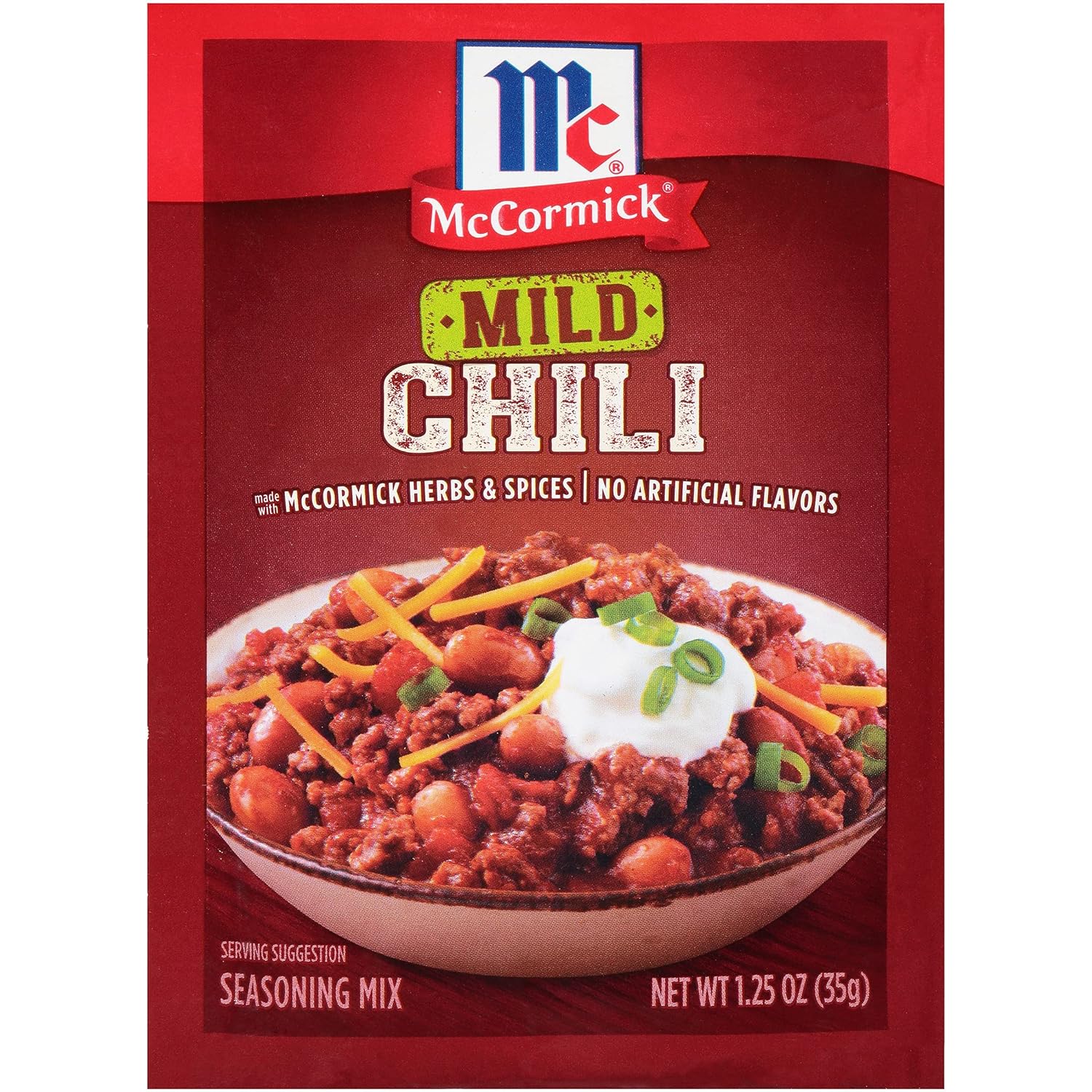 McCormick, Mild Chili Seasoning Mix, 1.25 Oz