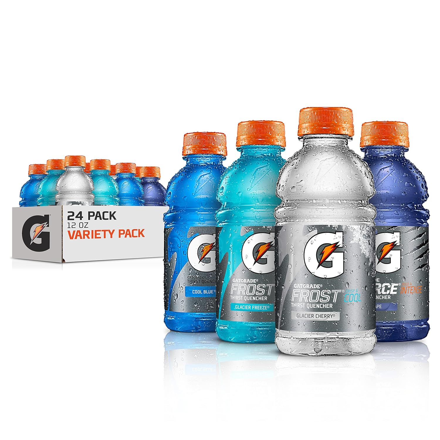 Gatorade Thirst Quencher, Frost Variety Pack 2.0, 12 Fl Oz (Pack Of 24)