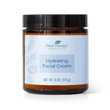 Plant Therapy Hydrating Facial Cream 4 oz Softens the Appearance of Fine Lines and Wrinkles, Luxuriously Creamy, Yet Absorbs Quickly, Leaves Skin Feeling Silky Soft