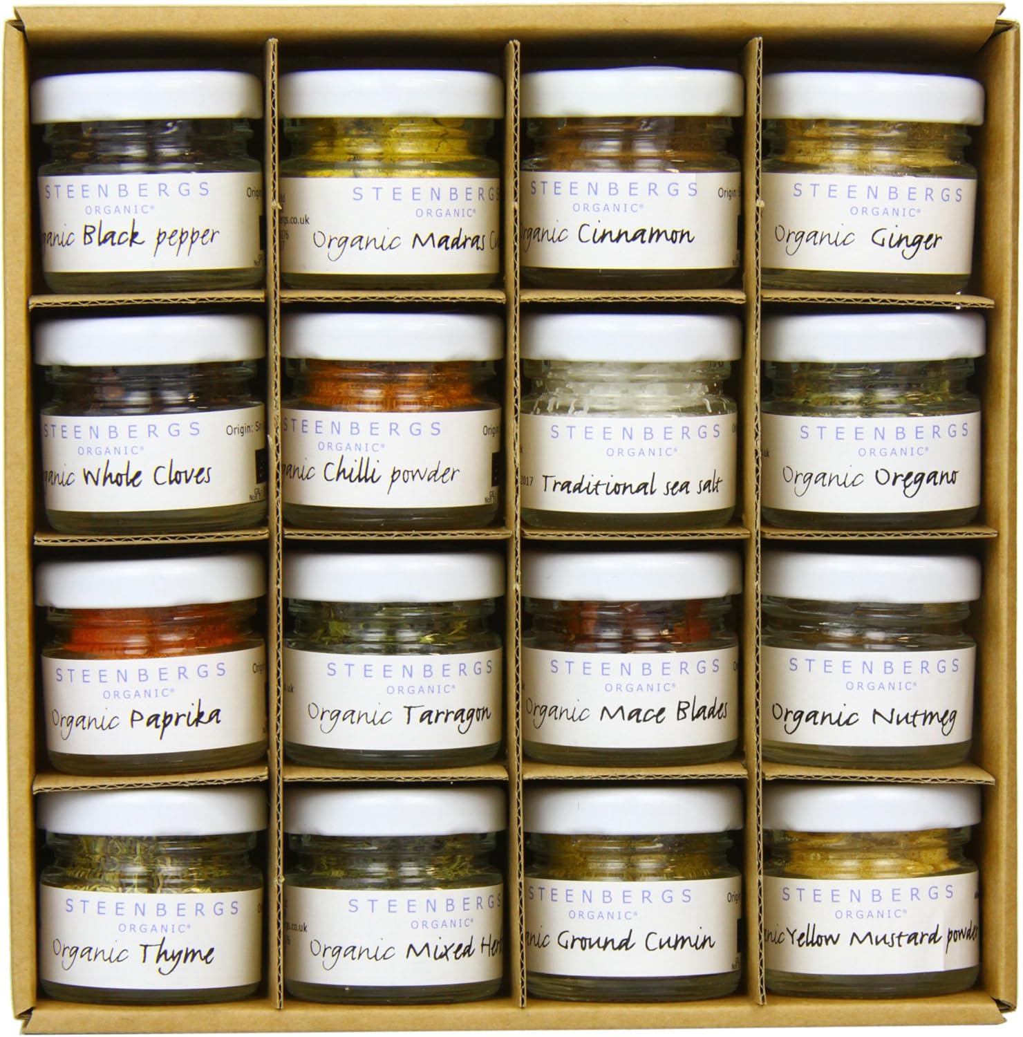 Steenbergs Organic Storecupboard Spice And Herbs Gift Set
