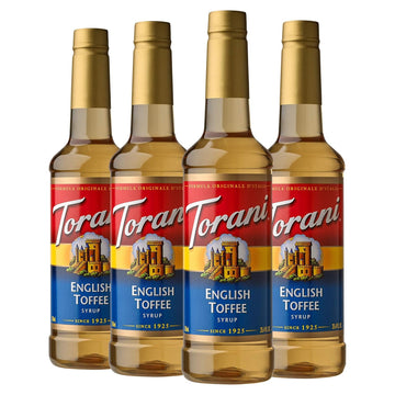 Torani Syrup, English Toffee, 25.4 Ounces (Pack Of 4)