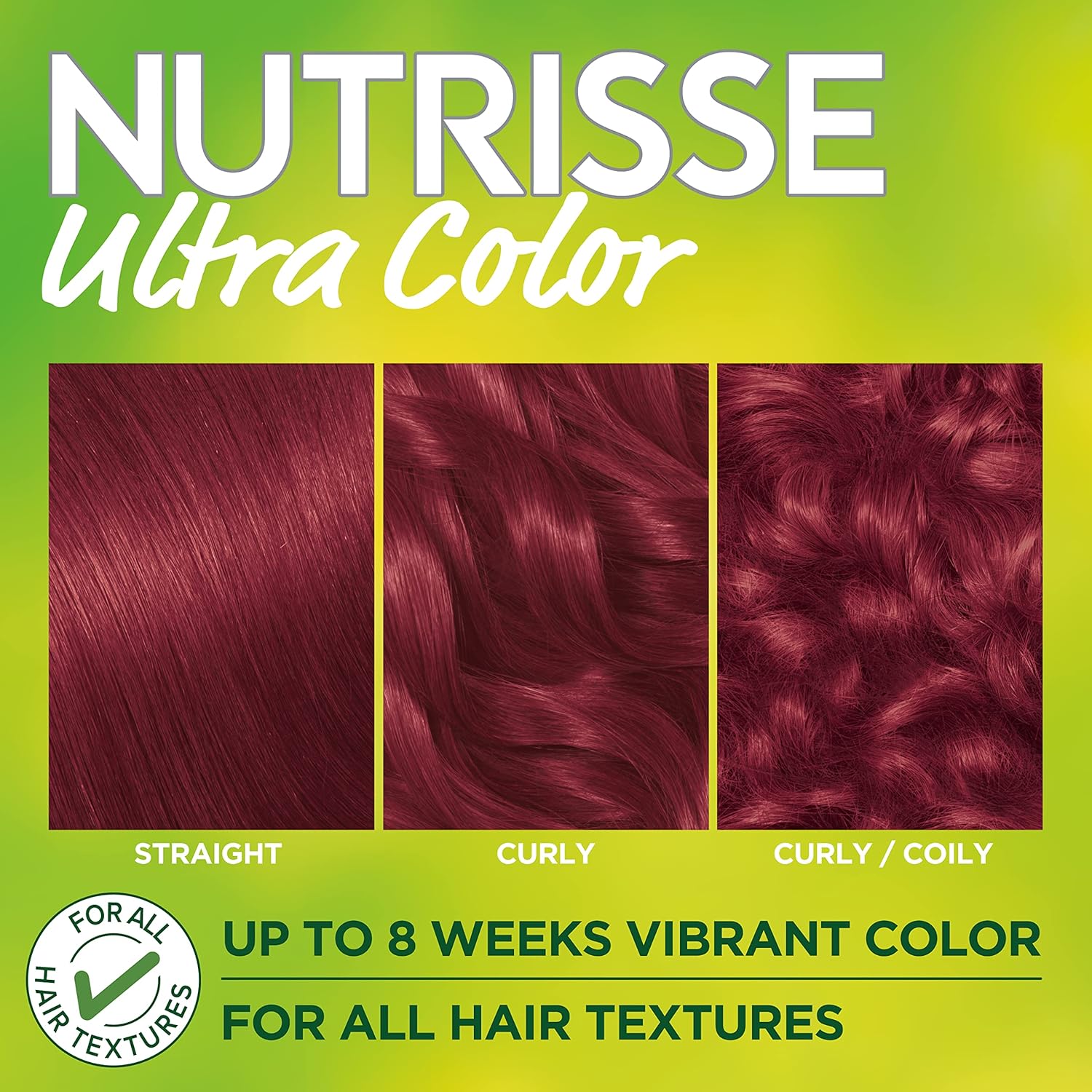 Garnier Hair Color Nutrisse Ultra Color Nourishing Creme, R3 Light Intense Auburn (Red Hibiscus) Permanent Hair Dye, 2 Count (Packaging May Vary) : Beauty & Personal Care