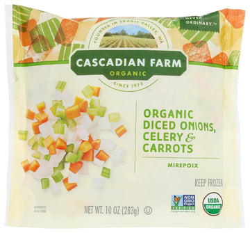 Cascadian Farm Organic Mirepoix with Diced Onions, Celery and Carrots, 10 oz