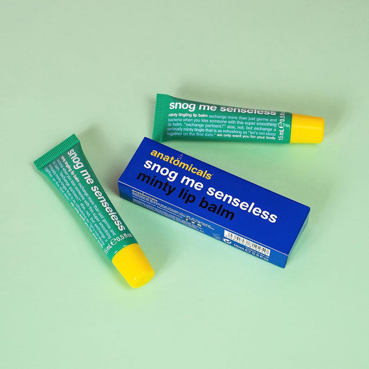 Anatomicals Moisturising Lip Balm Multipack for Dry Cracked Lips - Snog Me Senseless (Mint Flavour Lip Balm Set) For Dry Lips 3 Pack : Amazon.co.uk: Beauty