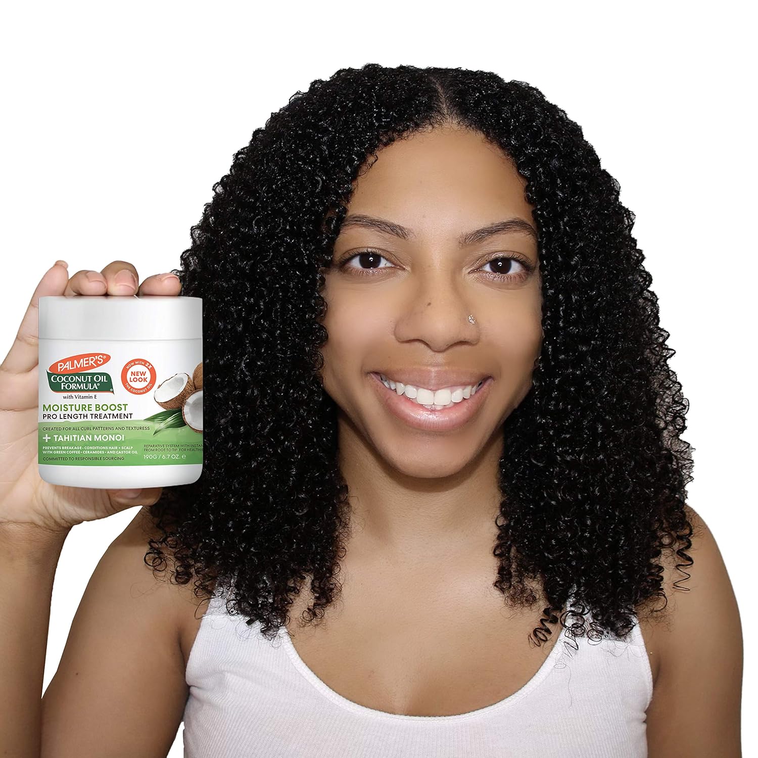 Palmer's Coconut Oil Formula Moisture Boost Pro Length Hair & Scalp Treatment, 6.7 Ounce : Beauty & Personal Care