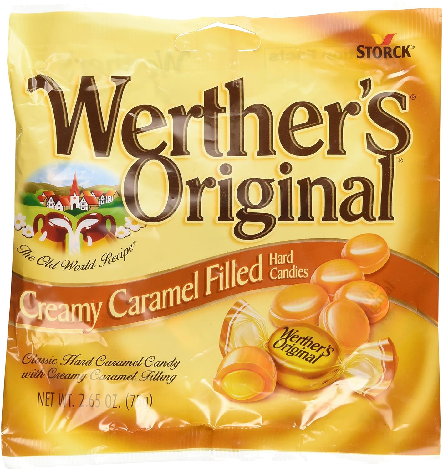 Werther'S Original Creamy Caramel Filled Hard Candies (2.65Oz) 3 Pack : Grocery & Gourmet Food