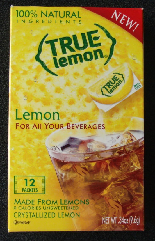 True Lemon Lemon Flavor Drink Mix, 12-Packets (Pack Of 6)