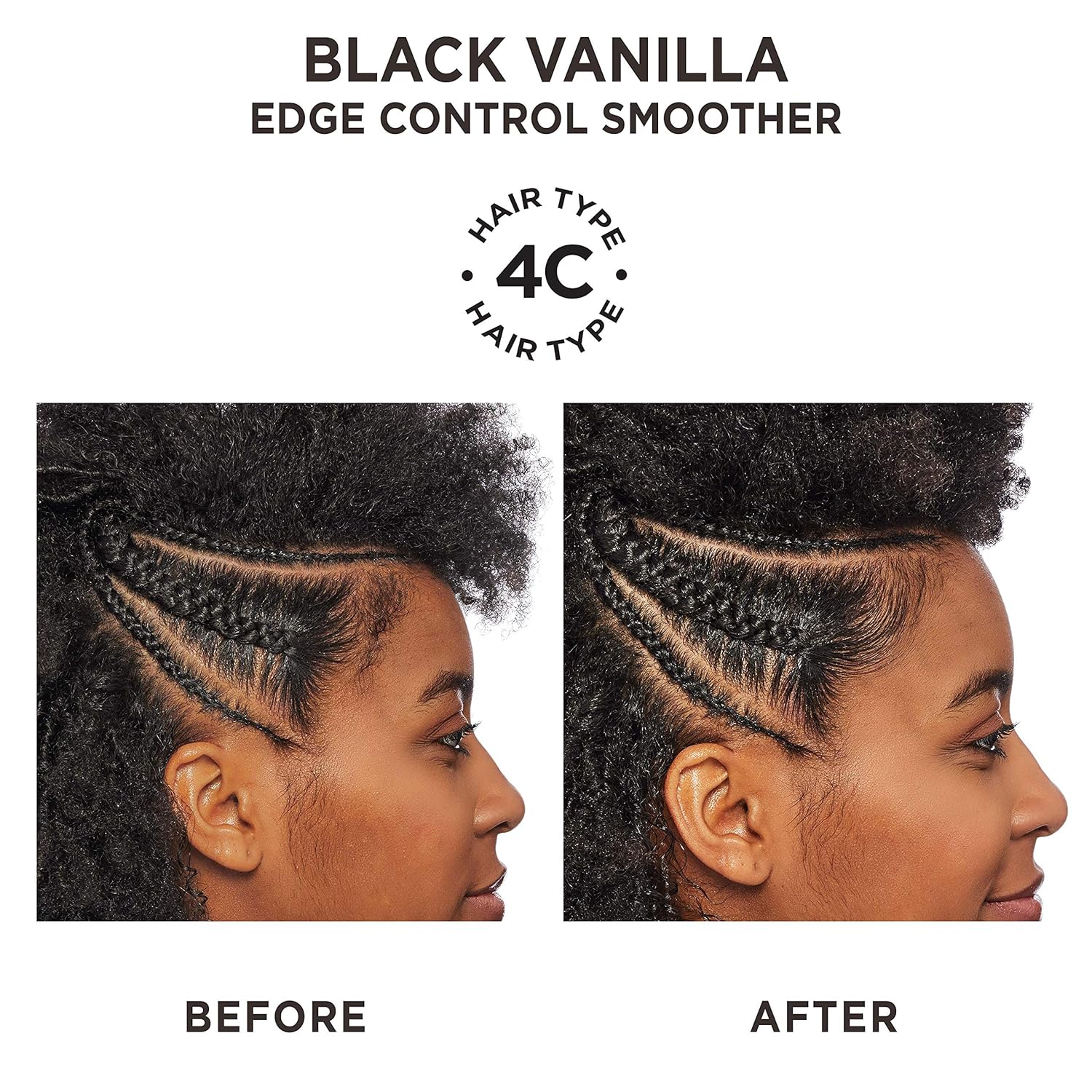 Carol's Daughter Black Vanilla Edge Control for Curly, Wavy or Natural Hair, Clear Edge Smoother for Dry, Dull or Brittle Hair, 2 Oz : Beauty & Personal Care