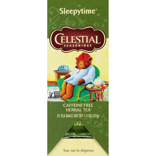 Celestial Seasonings Herbal Tea, Sleepytime, 25 Count (Pack Of 6)