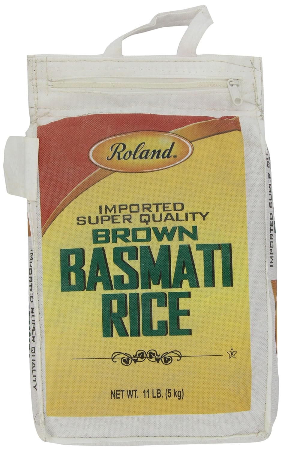 Roland Foods Basmati Rice, Brown, 11 Pound