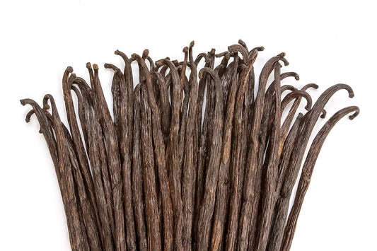 25 Vanilla Beans - Whole Extract Grade B Pods For Baking, Homemade Extract, Brewing, Coffee, Cooking - (Tahitian)