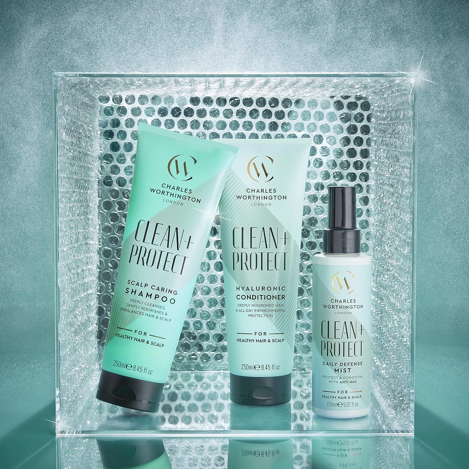 Charles Worthington Clean and Protect Hyaluronic Conditioner, Anti-Residue Conditioner, 250 ml : Amazon.co.uk: Beauty