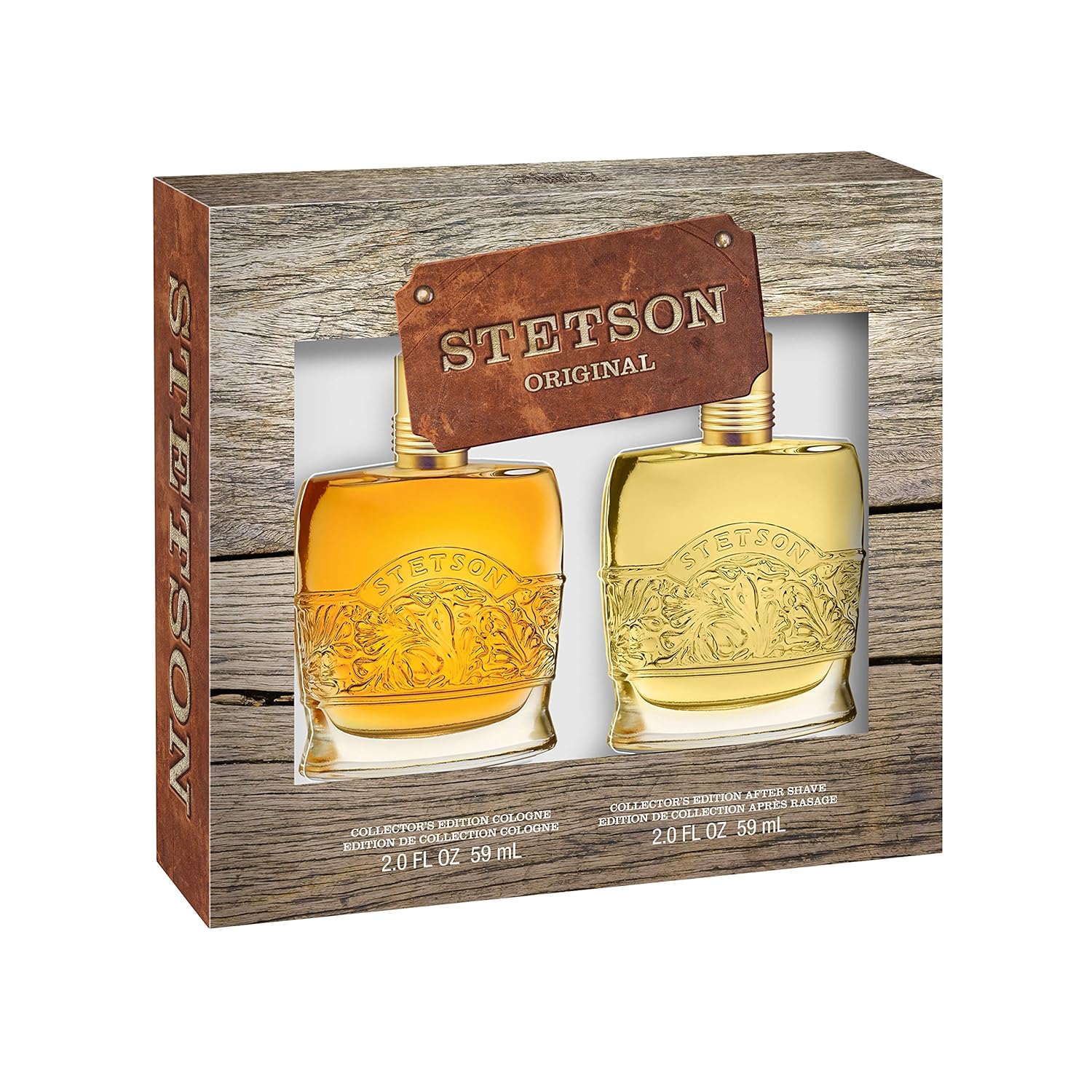 Stetson Original Decanter Set With Cologne & After Shave : Beauty & Personal Care