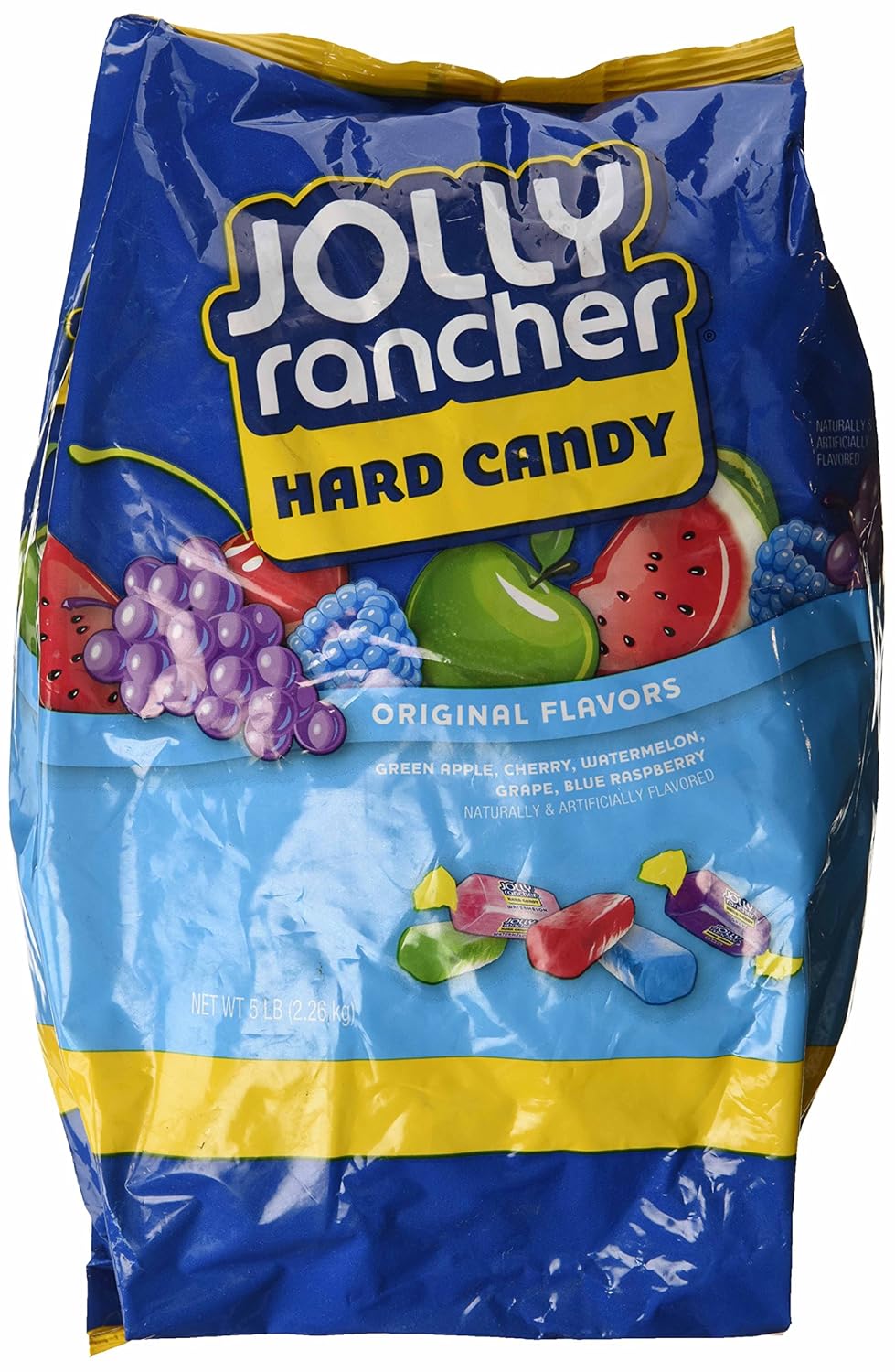 Jolly Rancher Hard Candy, Original Flavors, 5-Pound Package 2 Count