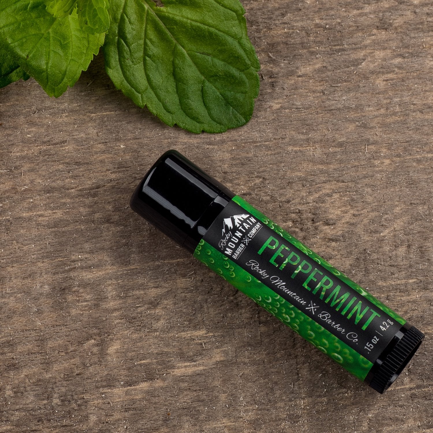 Lip Balm Set - 4 Scents - Maple, Vanilla Coffee, Peppermint, & Orange Brandy - No Shine Matte Finish - Featuring Coconut Oil, Avocado Oil, Bees Wax, & Shea Butter By Rocky Mountain Barber Company : Beauty & Personal Care