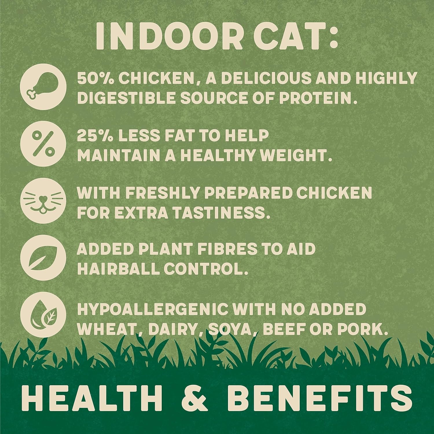 Harringtons Complete Indoor Dry Cat Food with Freshly Prepared Chicken - 4x2kg :Books