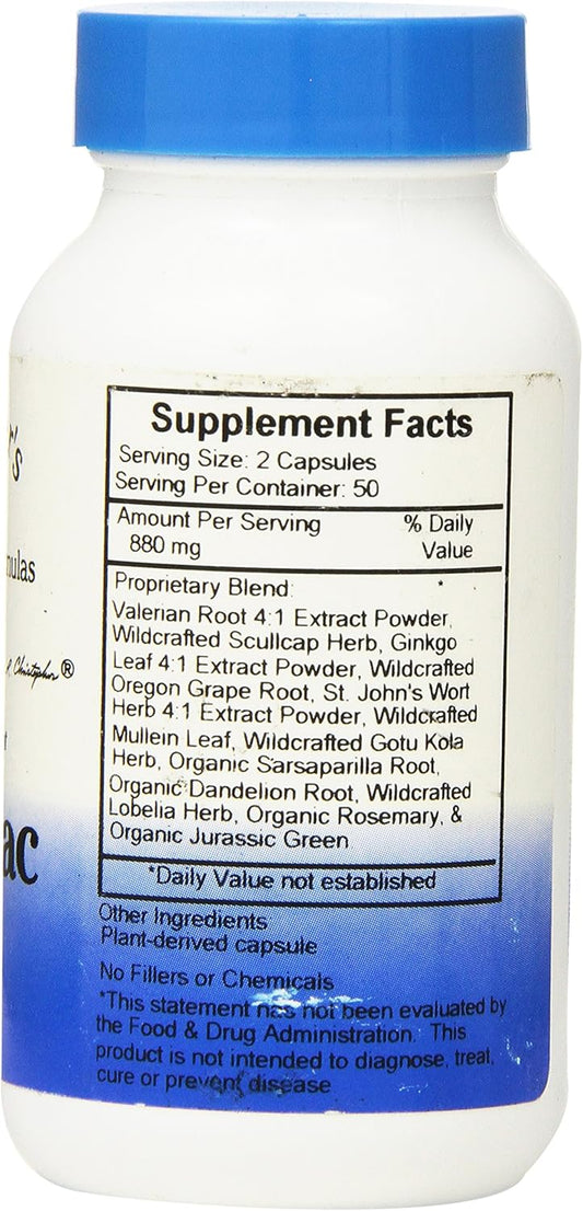 Dr Christopher's Formula Mindtrac, 100 Count