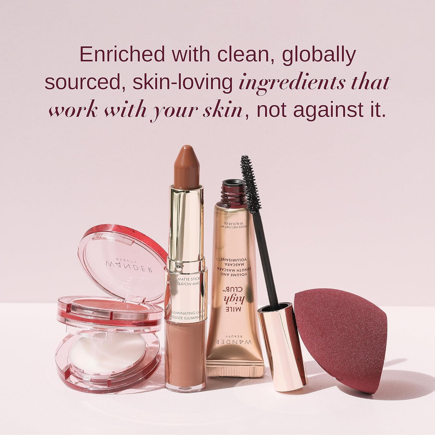 Wander Beauty Drift Away Face Cleanser - Reviving Foaming Cleanser Removes Makeup & Impurities - Antioxidant-Rich Anti Aging Face Wash With Guava, Acai & Sea Kelp - Non-Stripping Formula - 3.38 Oz : Beauty & Personal Care