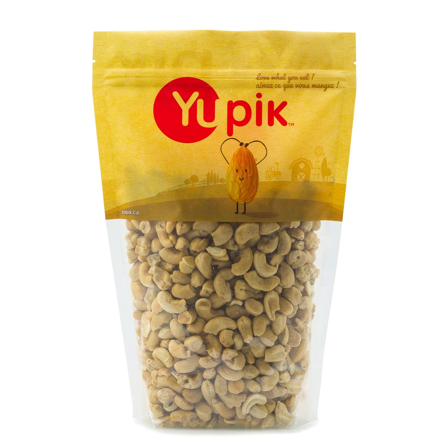 Yupik Raw Cashews, Butts, 2.2 Lb, Gluten-Free, Kosher, Vegan, Broken Nuts, Unsalted, Unroasted, Oil-Free, Source Of Protein & Iron, Healthy Snacks, Ideal For Cooking & Baking