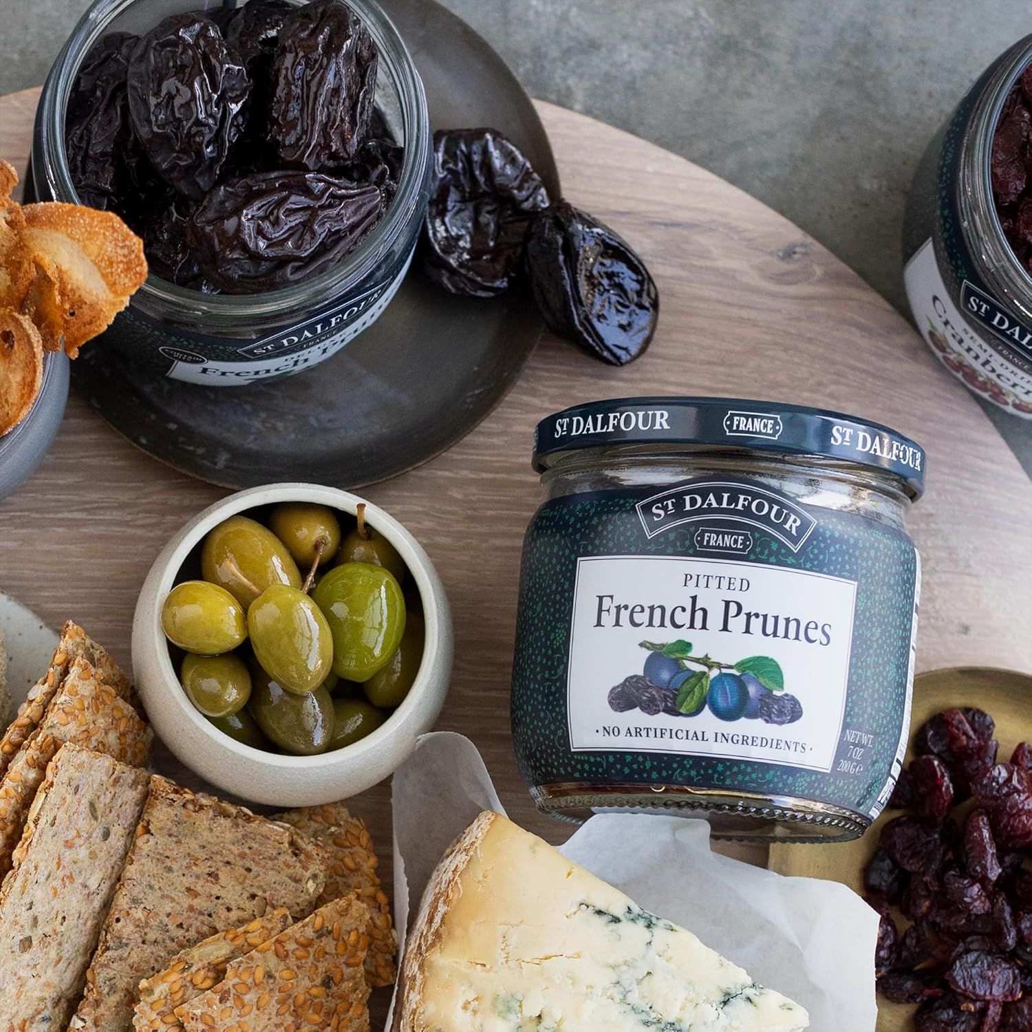 St. Dalfour Pitted French Prunes - 7Oz - All Natural, No Preservatives Or Artificial Ingredients - Made In France - 100% From Fruit : Grocery & Gourmet Food