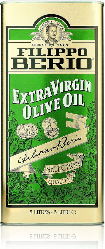 Filippo Berio Extra Virgin Olive Oil, Large Olive Oil 1 Litre Tin, 1L