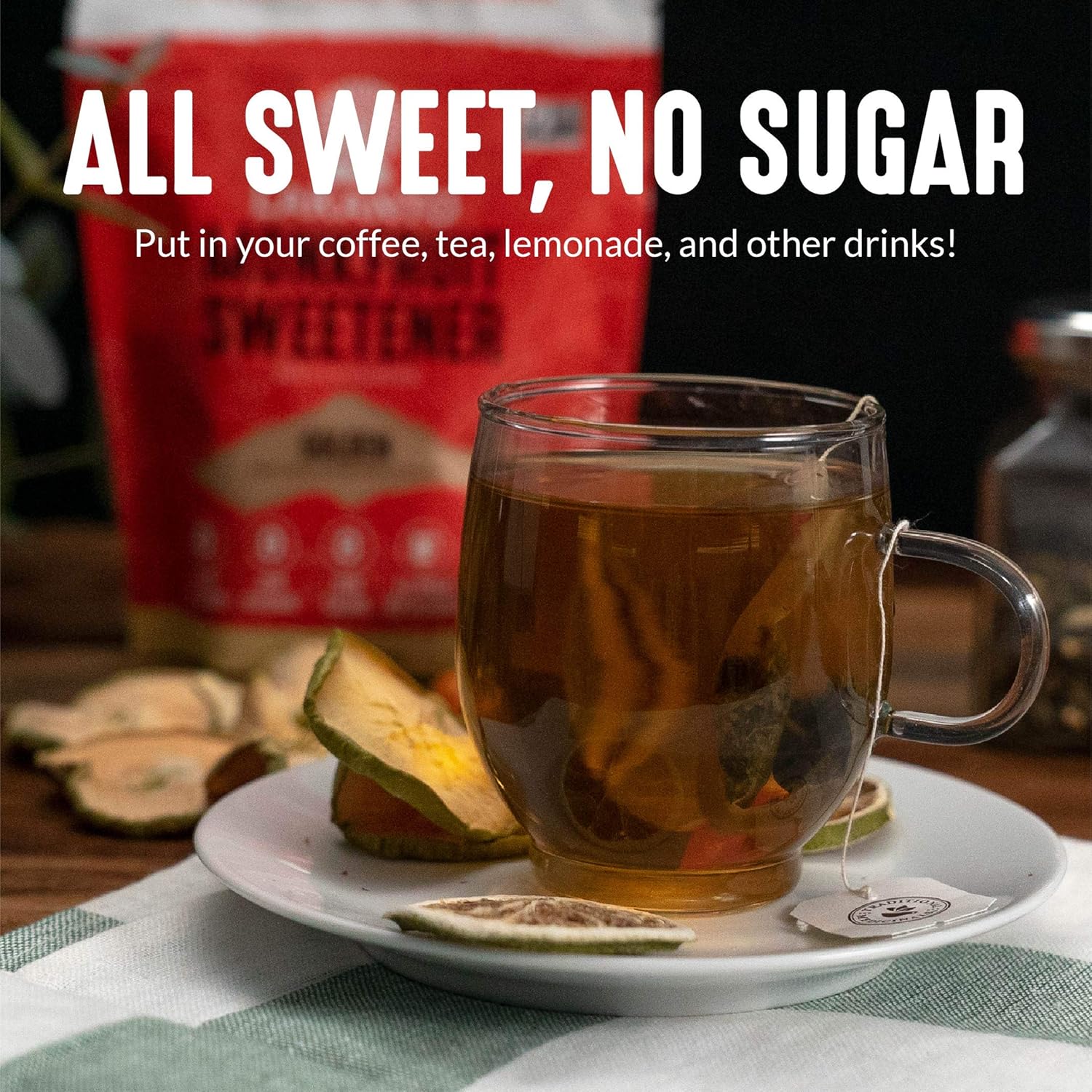 Lakanto Golden Monk Fruit Sweetener With Erythritol, Raw Cane Sugar Substitute From Monk Fruit Extract, Raw Sugar Replacement For Baking, Coffee & Tea, Gluten Free, Low Carb, Non Gmo, Keto, 1 Lb Bag : Grocery & Gourmet Food