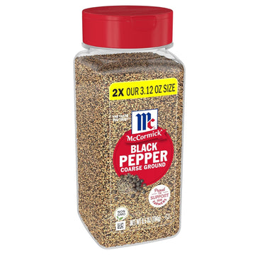 McCormick Coarse Ground Black Pepper, 6.5 oz