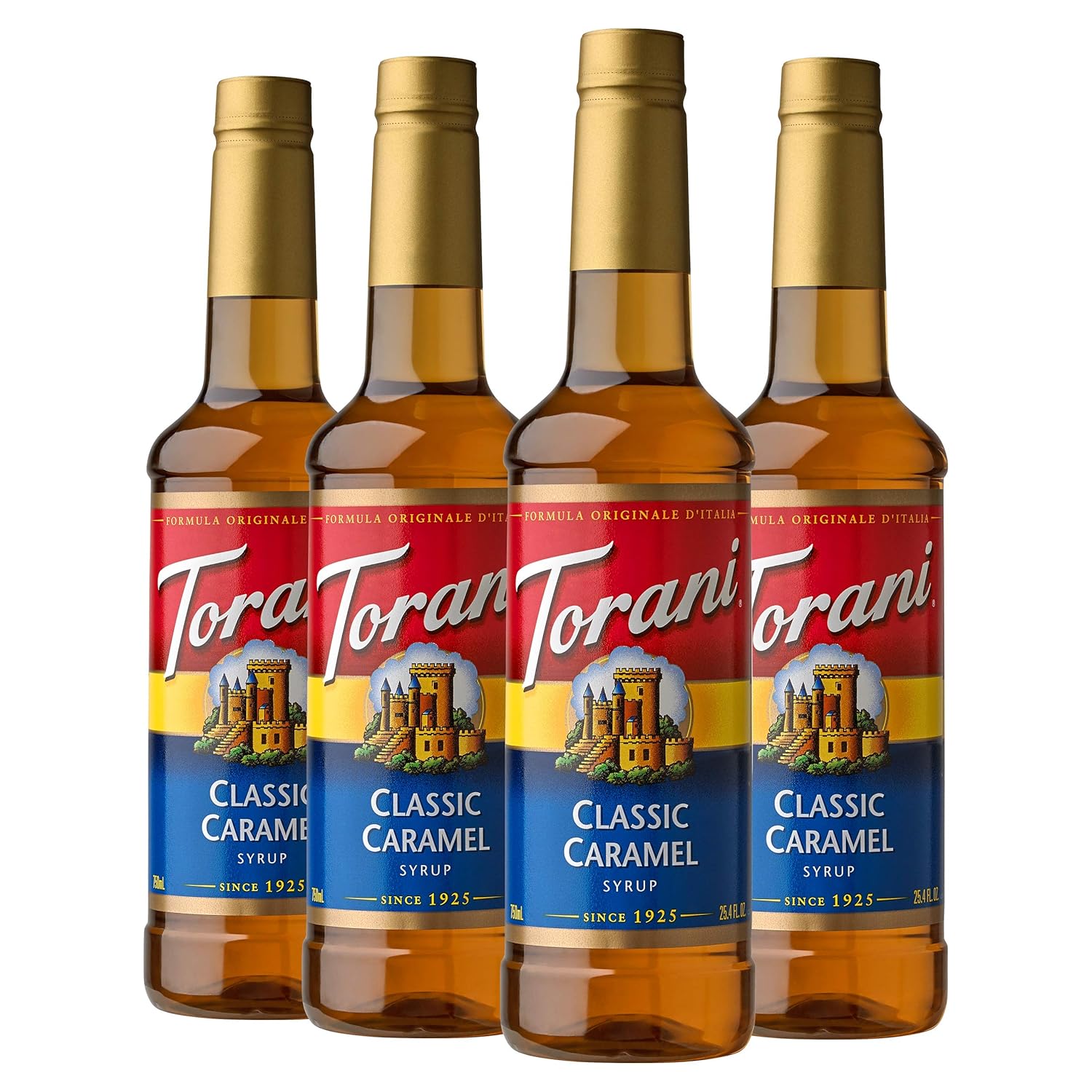 Torani Syrup, Classic Caramel, 25.4 Ounces (Pack Of 4)