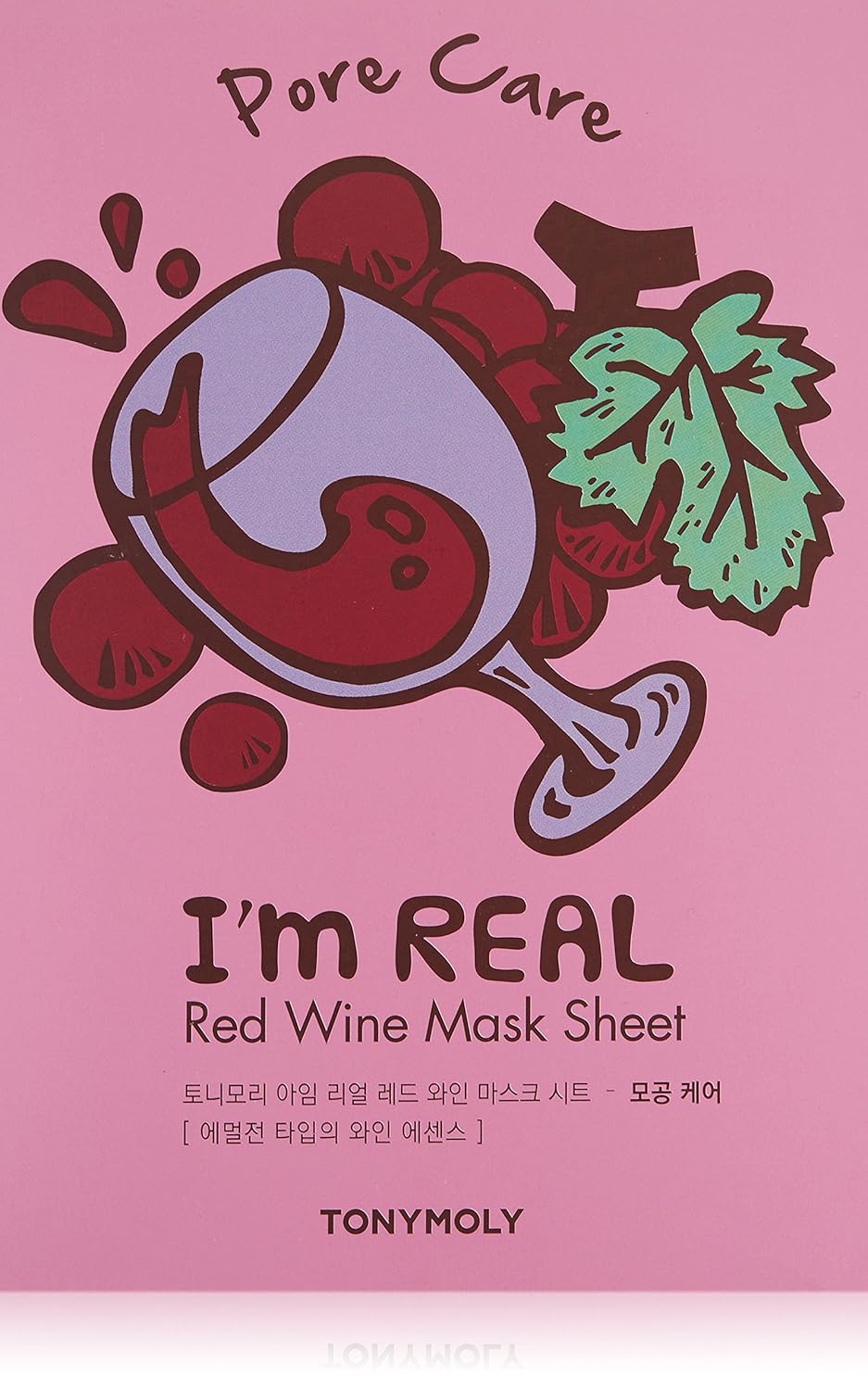 Tonymoly I'M Real Red Wine Sheet Mask, 10 Count