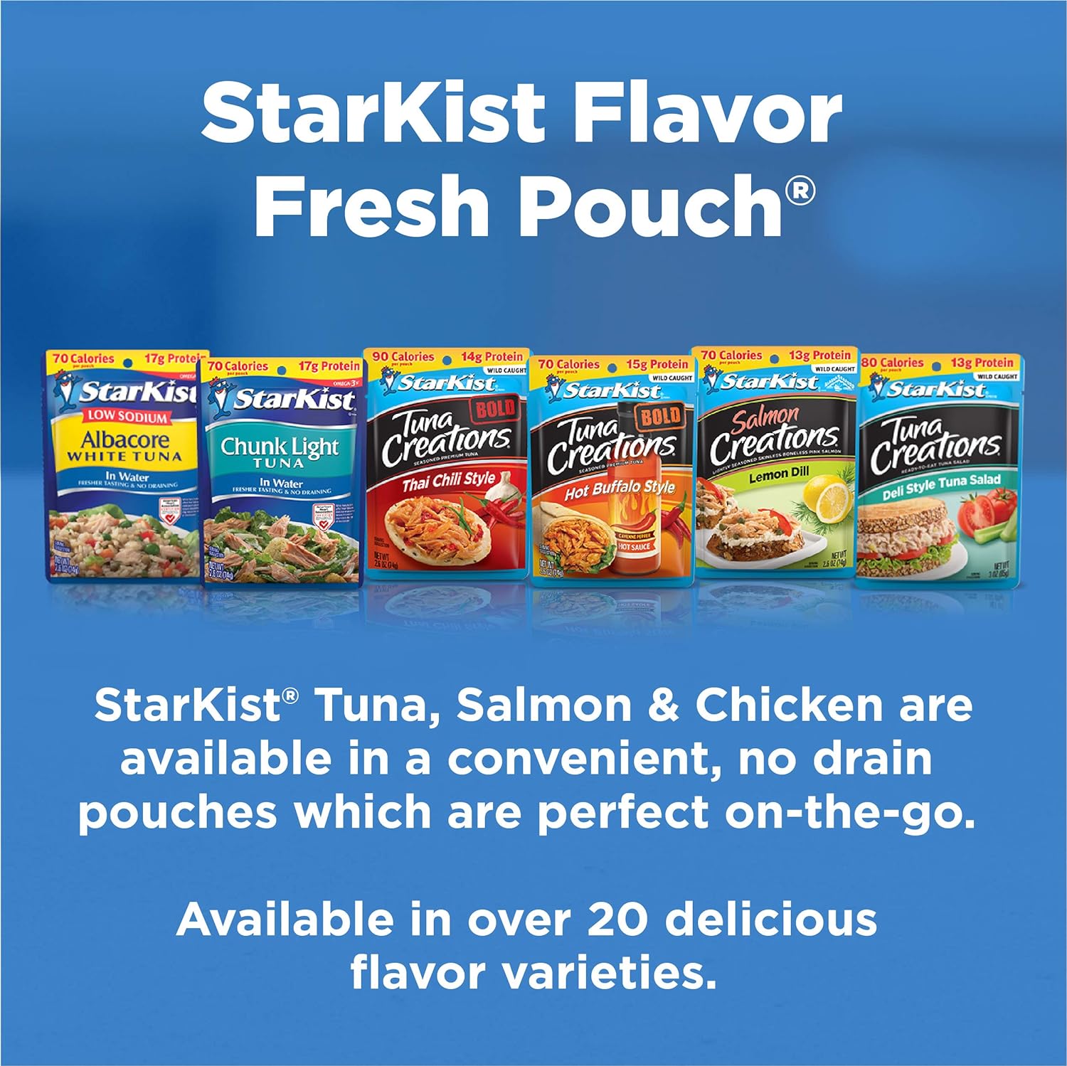 StarKist Lunch To-Go Chunk Light Mix Your Own Tuna Salad, 4.41 Oz, Pack of 6 : Everything Else