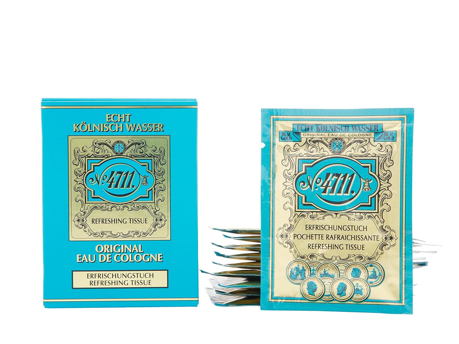 4711 Original Eau De Cologne Tissues 10Pcs