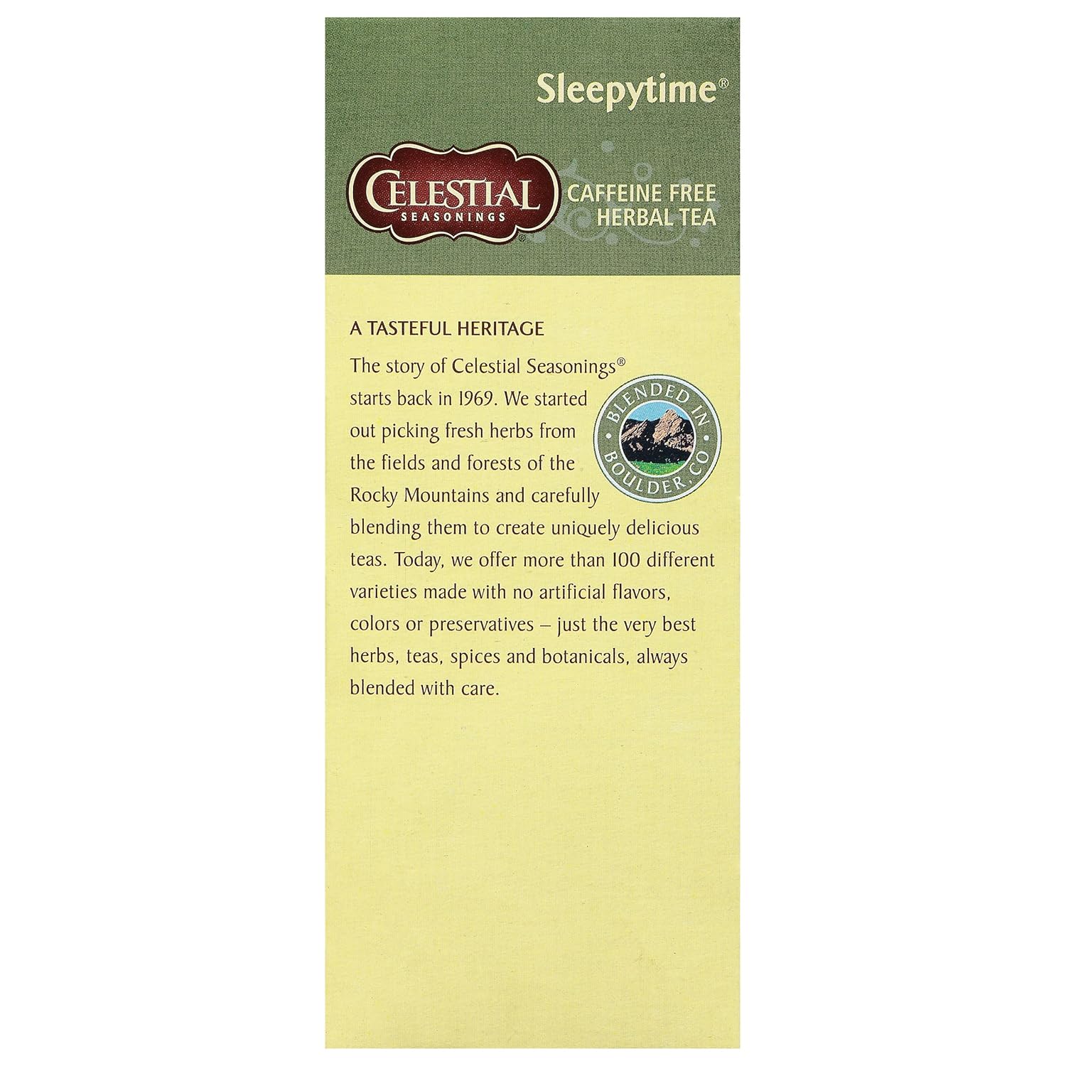 Celestial Seasonings Herbal Tea, Sleepytime, 25 Count (Pack Of 6)