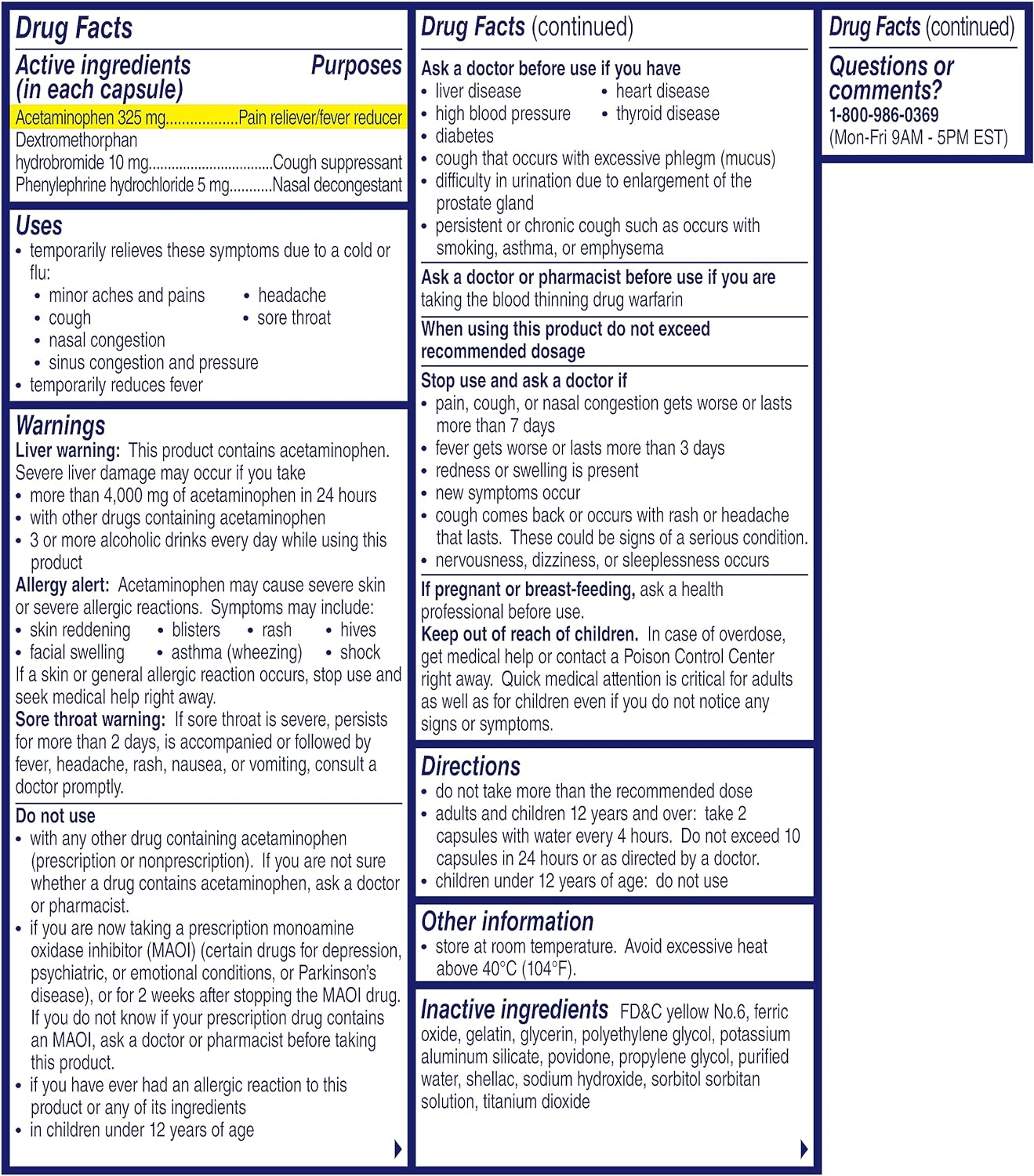 Alka-Seltzer Plus Maximum Strength PowerMax Sinus Congestion and Pain Liquid Gels - Nasal Decongestant, Cough Suppressant, and Pain Relief for Adults and Children 12 Years and Older, 24 Count : Health & Household