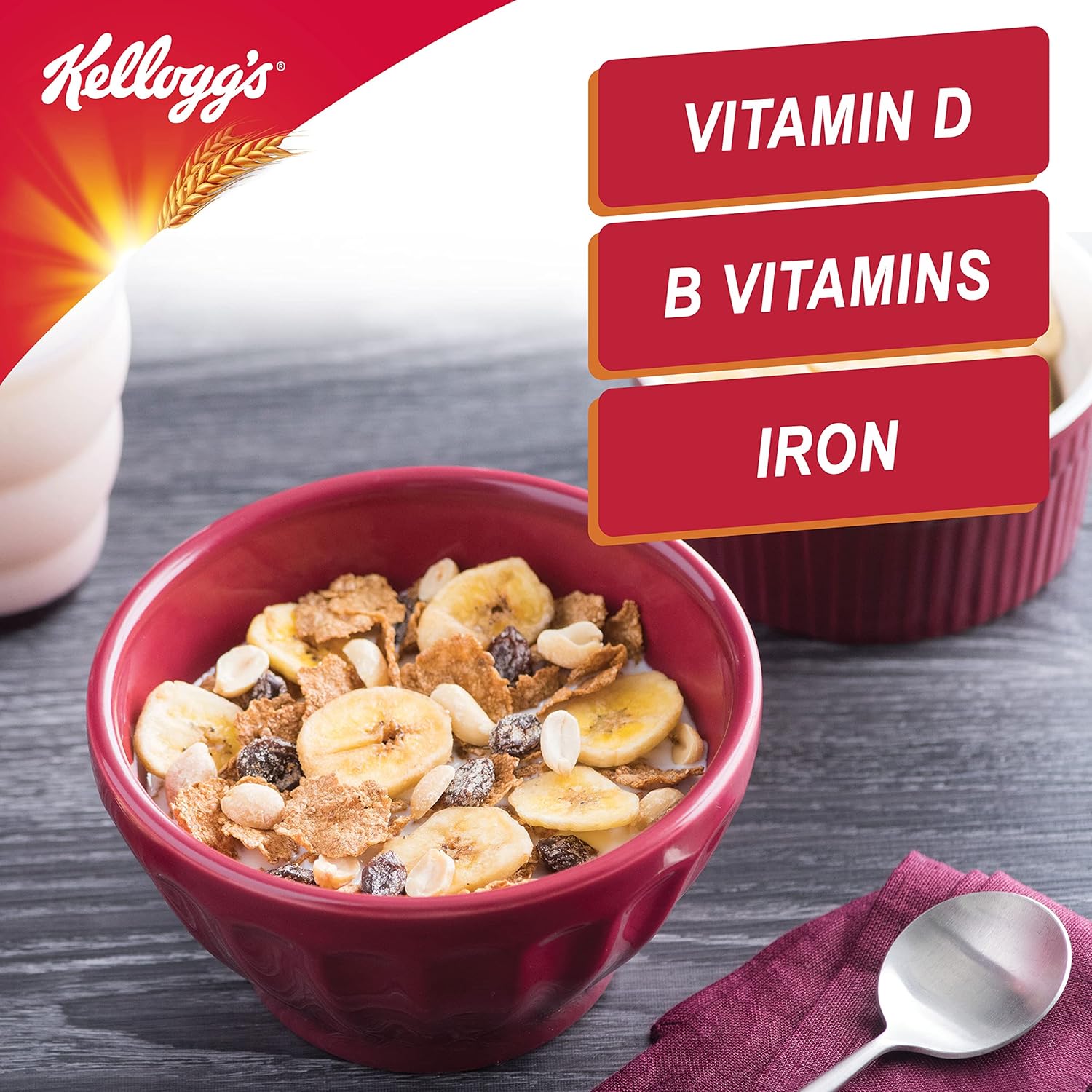 Kellogg's Sultana Bran Cereal 500g : Amazon.co.uk: Grocery