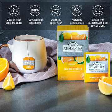 Ahamd Tea : Mixed Citrus : Box Of 20 Tea Bags