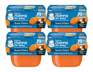 Gerber Natural For Baby 1St Foods Baby Food Tubs (Sweet Potato)