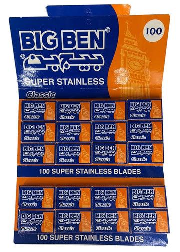 Big Ben Classic Razor Blades, 100 Blades