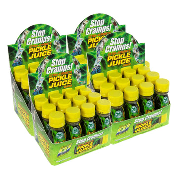 Pickle Juice Sports Drink Shots, Extra Strength - Relieves Cramps Immediately - Electrolyte Pickle Juice Shots For Day & Night Time Cramp Relief - Pickle Juice For Leg Cramps - 2.5 Oz, 48 Pack