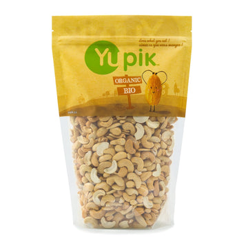 Yupik Dry Nuts, Roasted Organic Cashews, 2.2 lb, Non-GMO, Vegan, Gluten-Free, Pack of 1
