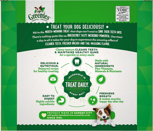 Greenies Original Large Natural Dental Care Dog Treats, 54 Oz. Pack (34 Treats)