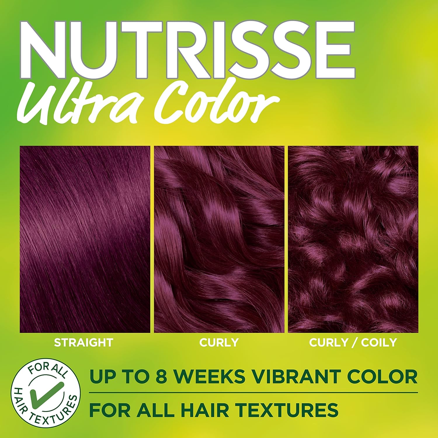 Garnier Hair Color Nutrisse Ultra Color Nourishing Creme, V2 Dark Intense Violet (Spiced Plum) Purple Permanent Hair Dye, 2 Count (Packaging May Vary) : Everything Else