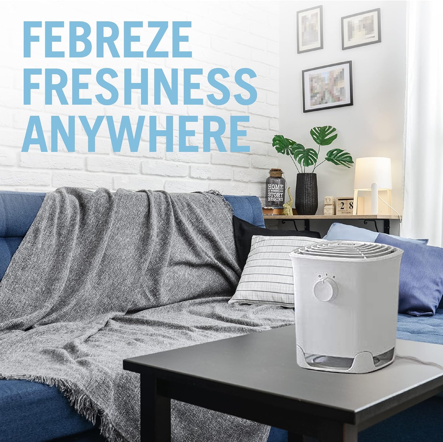 Febreze OdorGrab Air Cleaner/Odor Reducer. Air cleaner for smaller spaces like Bathrooms, Dorm Rooms, or Laundry Rooms. Targets kitchen odors, pet odors, and dust - White, FHT150W : Health & Household