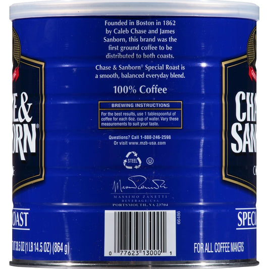 Chase & Sanborn Coffee, Special Roast Ground Coffee, Medium Roast