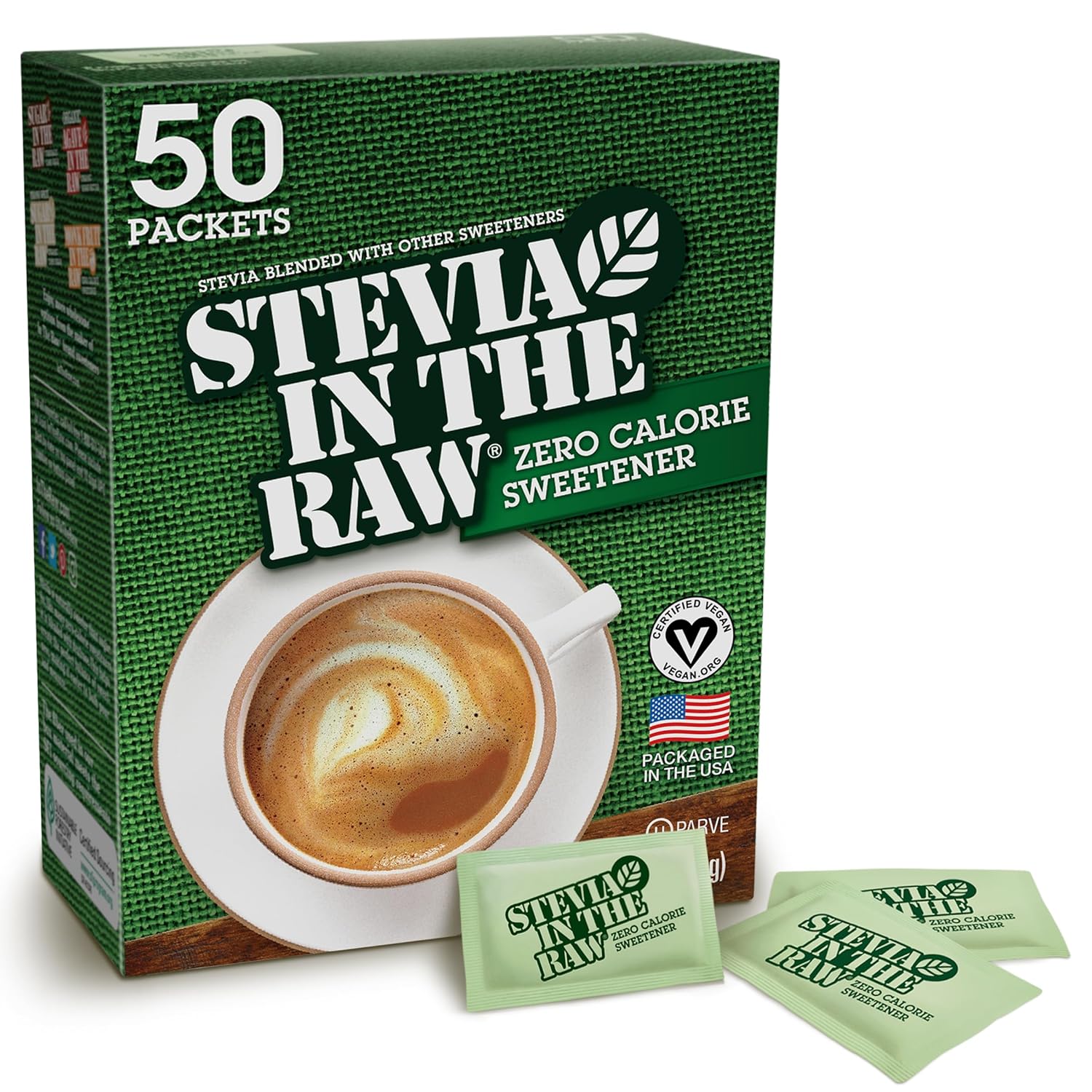 Sugar In The Raw Stevia Extract In The Raw - Packets - 50 Count