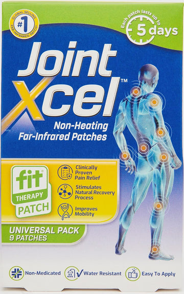 Jointxcel™ Universal Non-Medicated Heat-Free Pain Relief Patches - 9 Patches - Up To 45 Days Supply