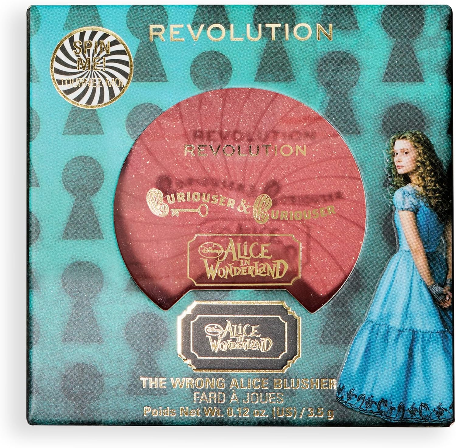 Revolution Beauty, Disney's Alice in Wonderland x Revolution The Wrong Alice Blusher, Halloween Face Blush & Makeup, Vegan & Cruelty-Free : Amazon.co.uk: Beauty