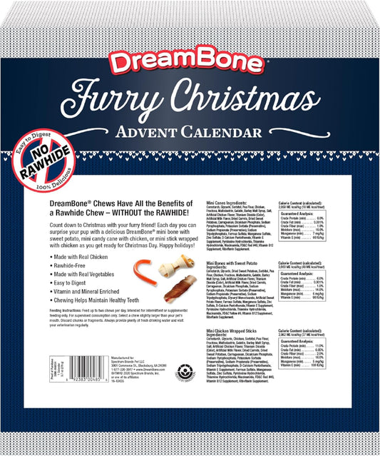 Dreambone Holiday Rawhide-Free Collection, Treat Your Dog To A Chew Made With Real Meat And Vegetables -Variety