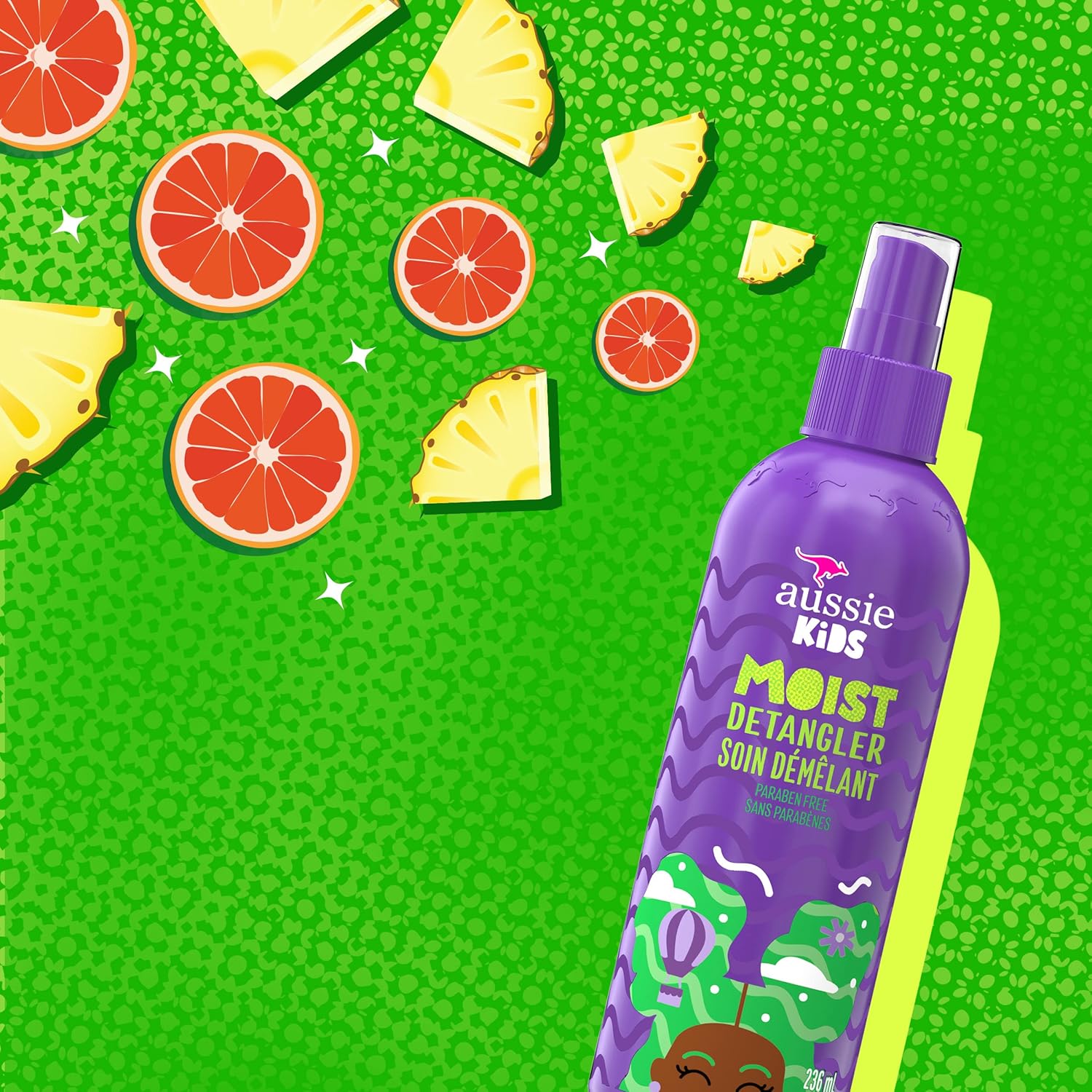 Aussie Kids Moist Detangler For Kids, 8 Fl Oz : Beauty & Personal Care