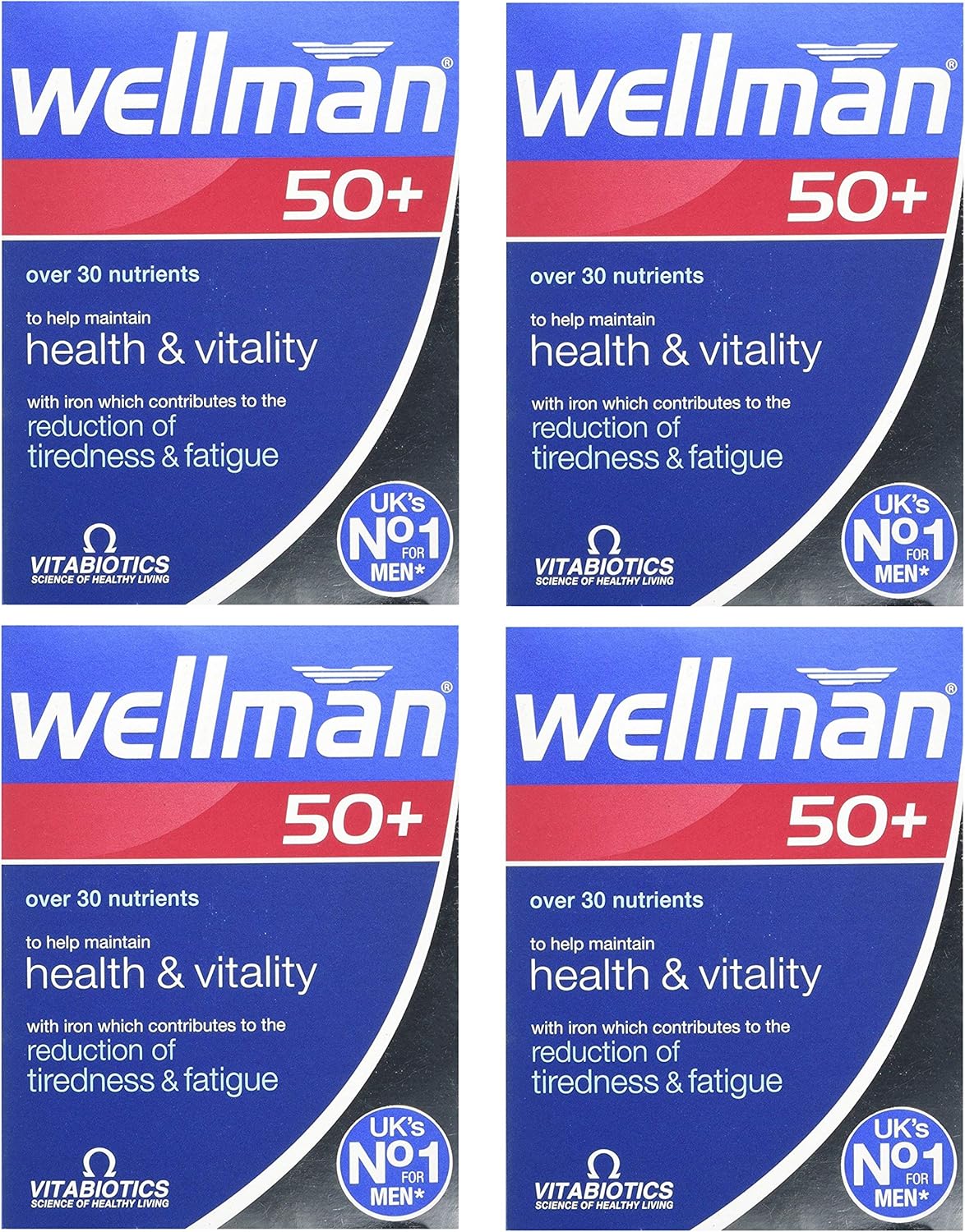 Wellman 4 X 50+ 30 Tablets